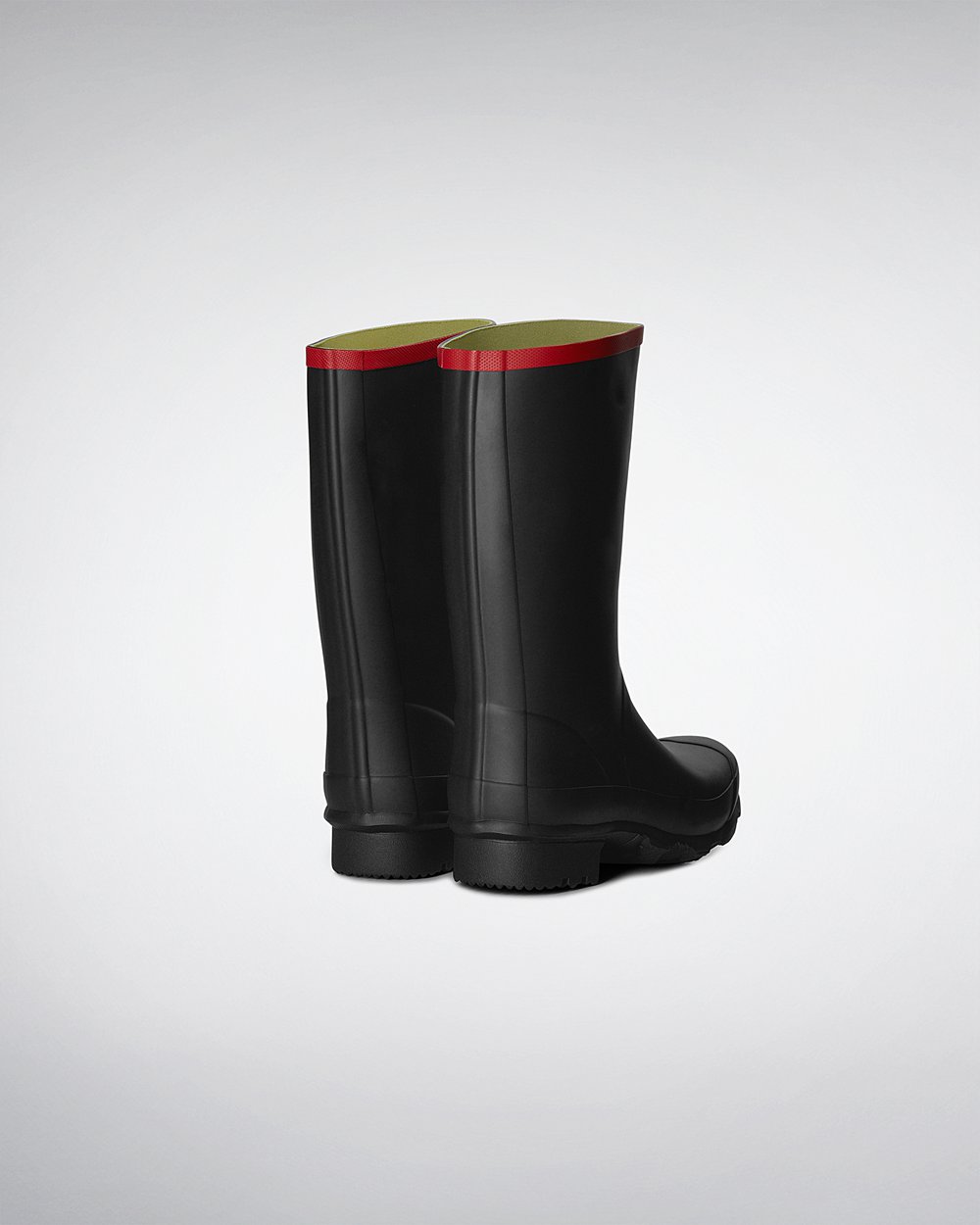 Womens Hunter Short Rain Boots Black - Argyll - 6540281-TY